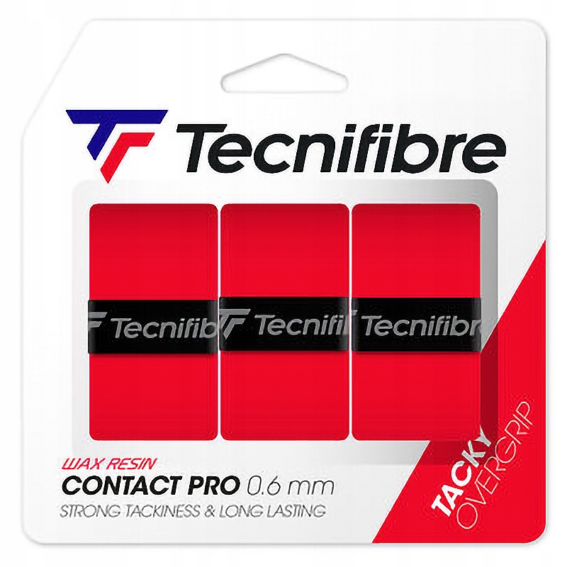 Tecnifibre Pro Contact 3P Owijki tenisowa wierzchnia czerwona
