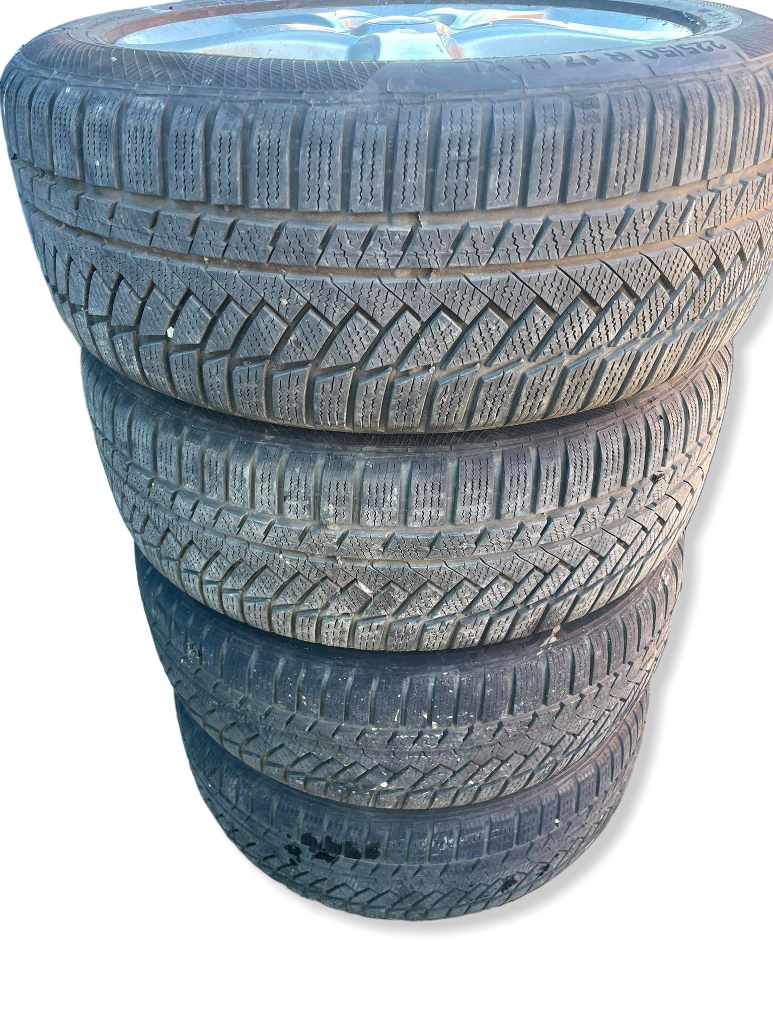 wheels disc discs aluminium tyre CONTINENTAL 225/50R17 ZIMA