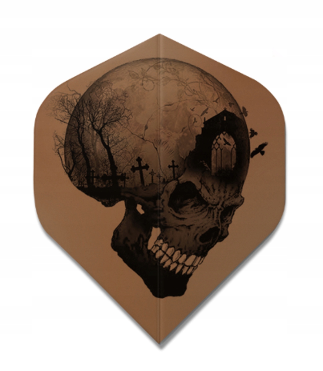 Lotki Headstone Skull F1865