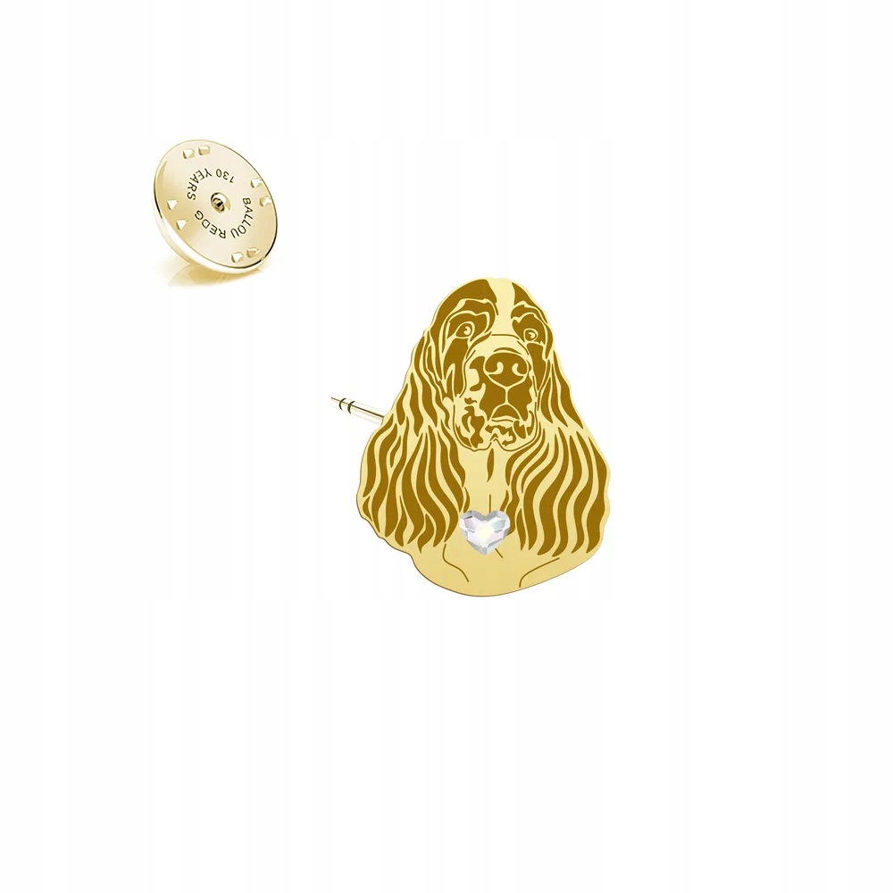 Odznak se psem plemene Springer Spaniel Stříbro 925 Šperky Dedikace