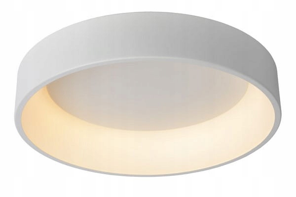 Stropné svietidlo Led biely okrúhly 60 cm moderný do obývačky 3000K Lucide