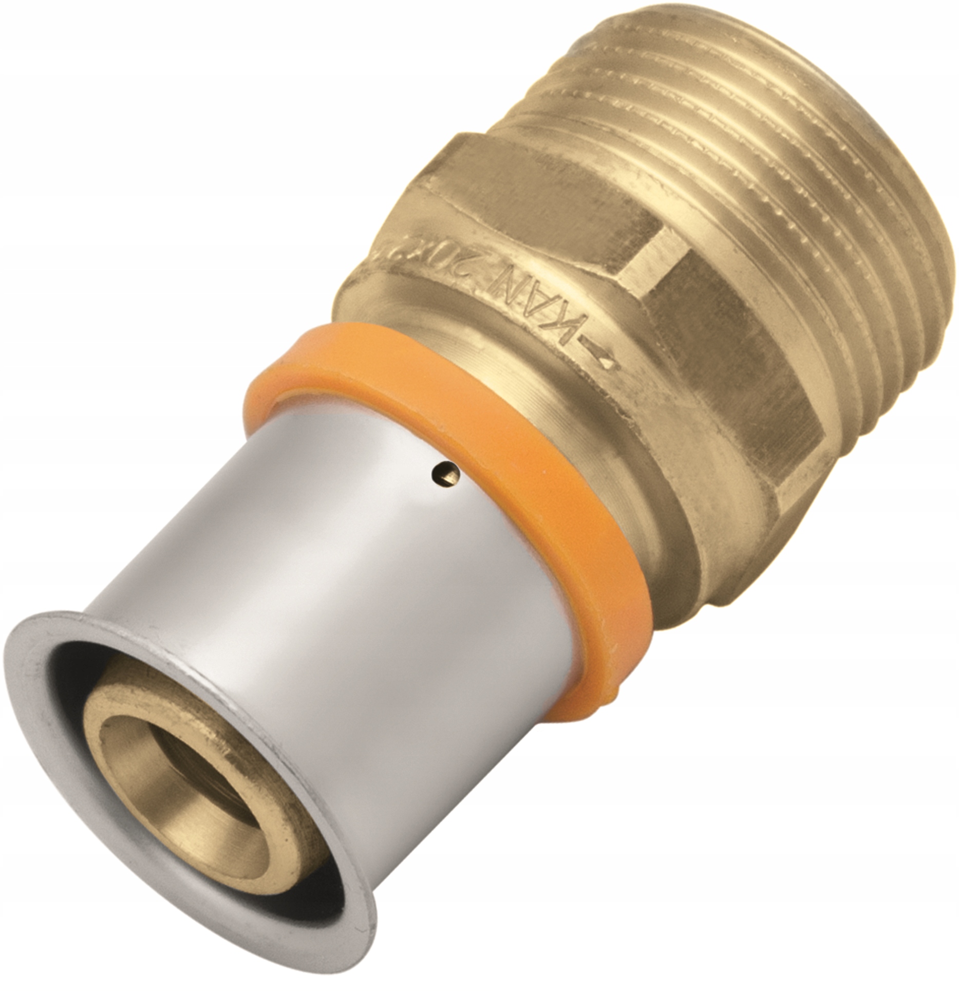 ZŁĄCZKA ZAPRASOWYWANA NYPLOWA ZAPRAS NYPEL PEX 25x3/4 GZ PRESS KAN-THERM