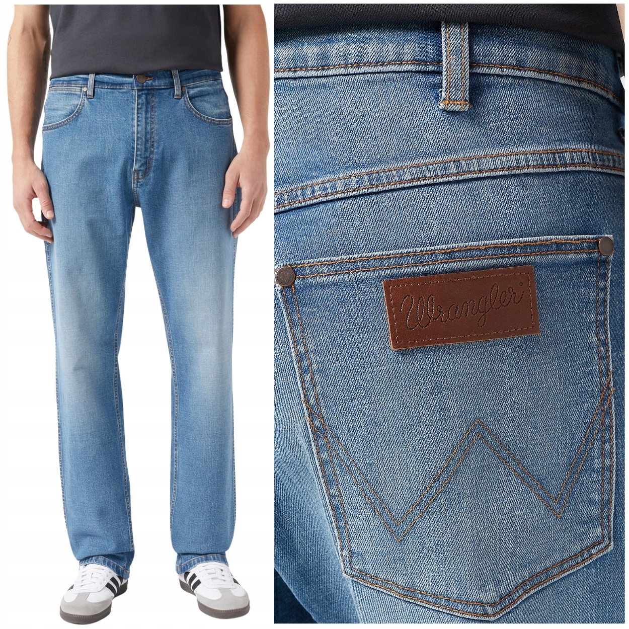 Wrangler Frontier Stride Džins volné jednoduché džínové kalhoty W31 L32
