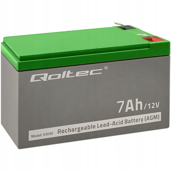 Akumulator Qoltec AGM 12V 7Ah max 105A