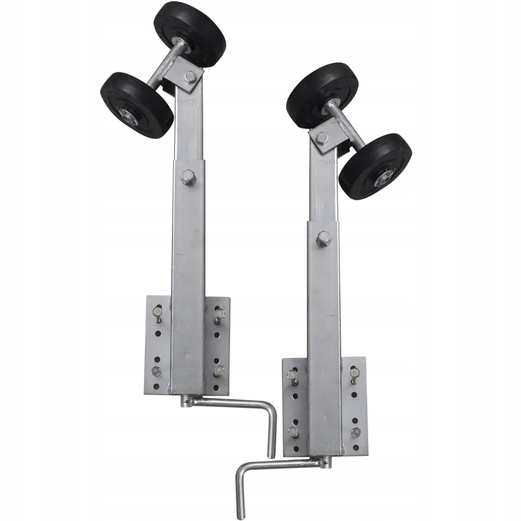 Regulovatelné podpěry pro lodě z pozinkované oceli, 59-84 cm, 12,3 x 3,3 cm