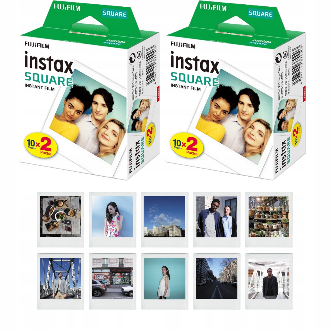 Sada náplní Instax Square 40 fotografií SQ1 SQ40 pro fotoaparát Instax Fujifilm