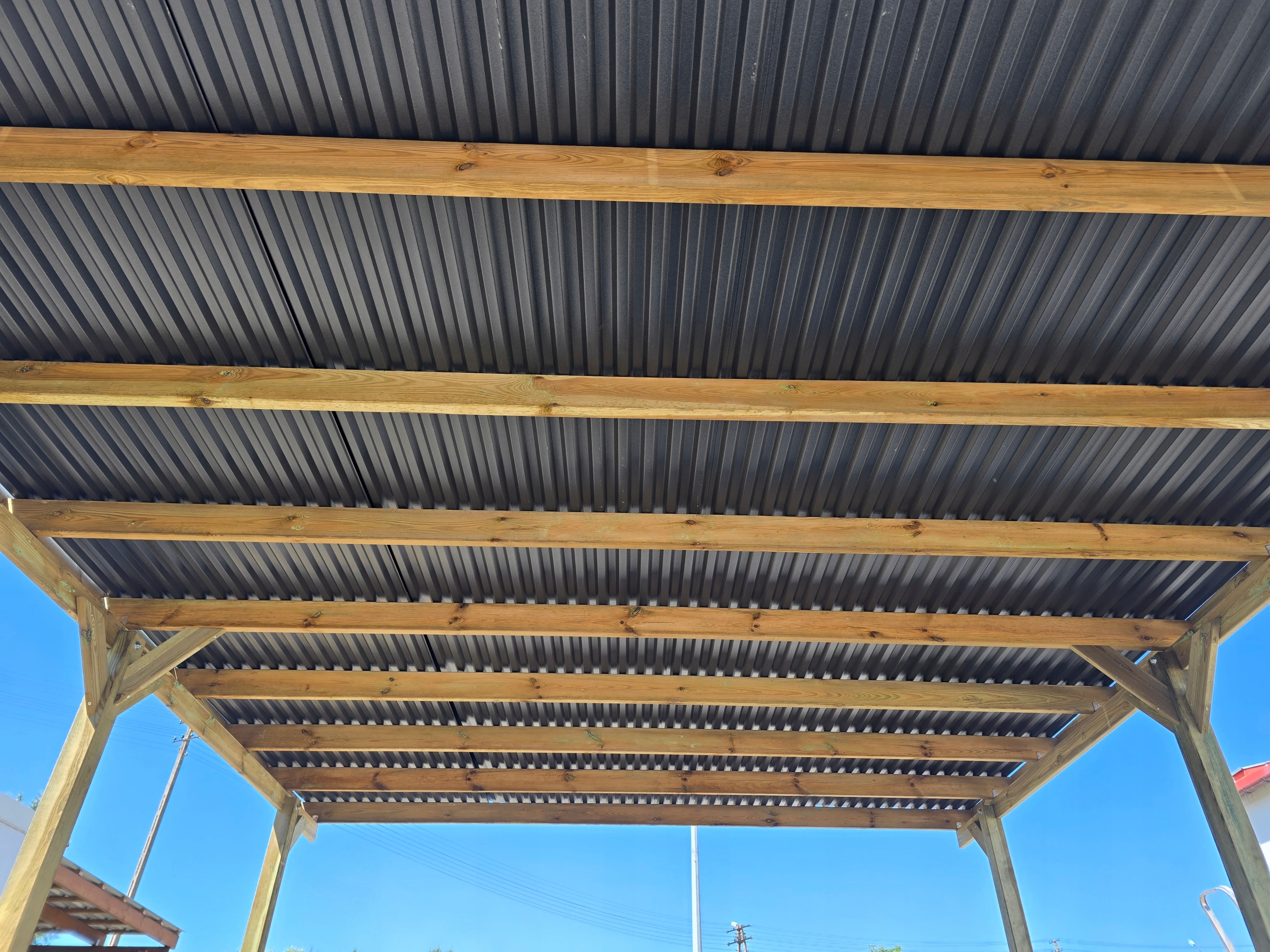 WIATA GARAŻOWA 400X600cm PŁYTA PVC Producent nieznany producent