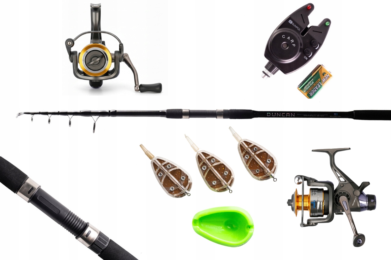 Kaprový Set Avenger 4.2 M 3.5 Lbs Naviják Signalizátor Košíky