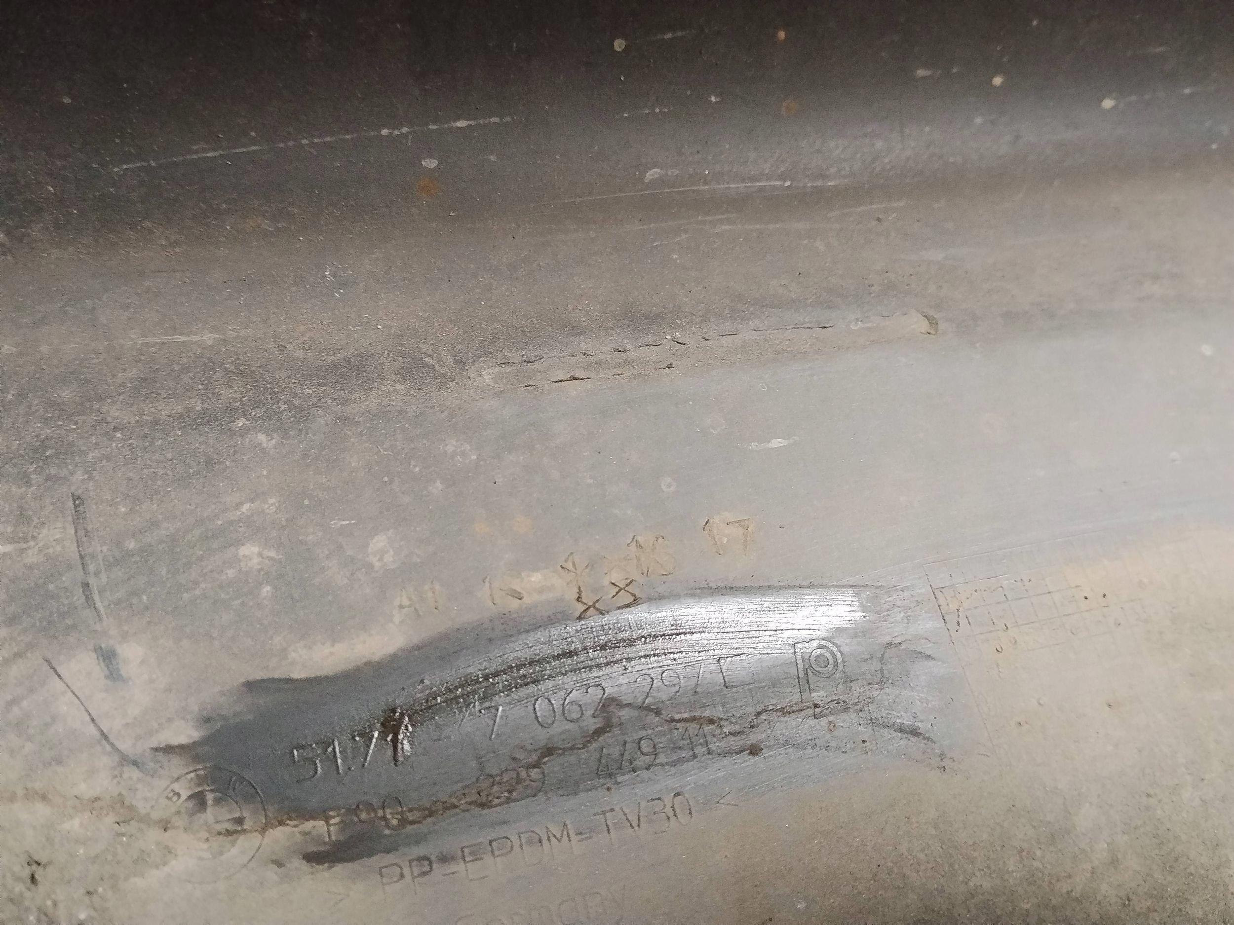 cap threshold left BMW 3 E90 E91 7062297