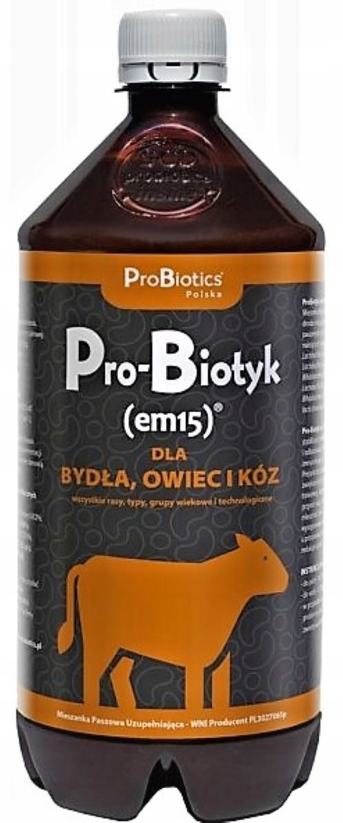 PRO-BIOTYK EM15 - probiotyk dla bydła owiec kóz 1L