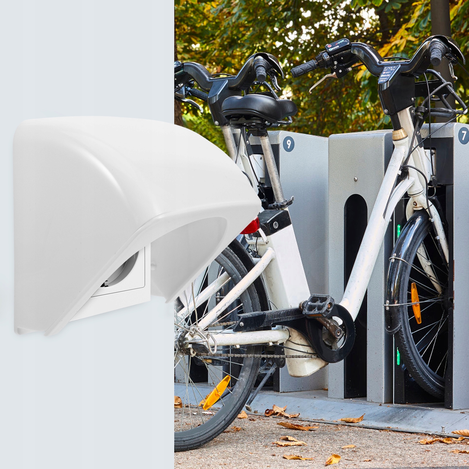 OSŁONA GNIAZDA WTYCZKA ELEKTRYCZNA OSŁONA GNIAZDA NA ZEWNĄTRZ LLWL Producent bez marki