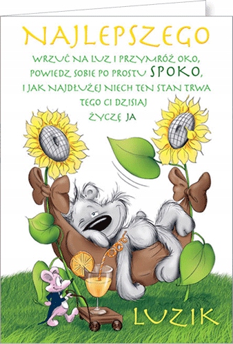 

na Dzień Chłopaka dla Kolegi Kartka Hp15