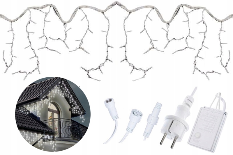 

Girlandy Sople Lampki 500LED Gruby Kabel Zewnęt.pl
