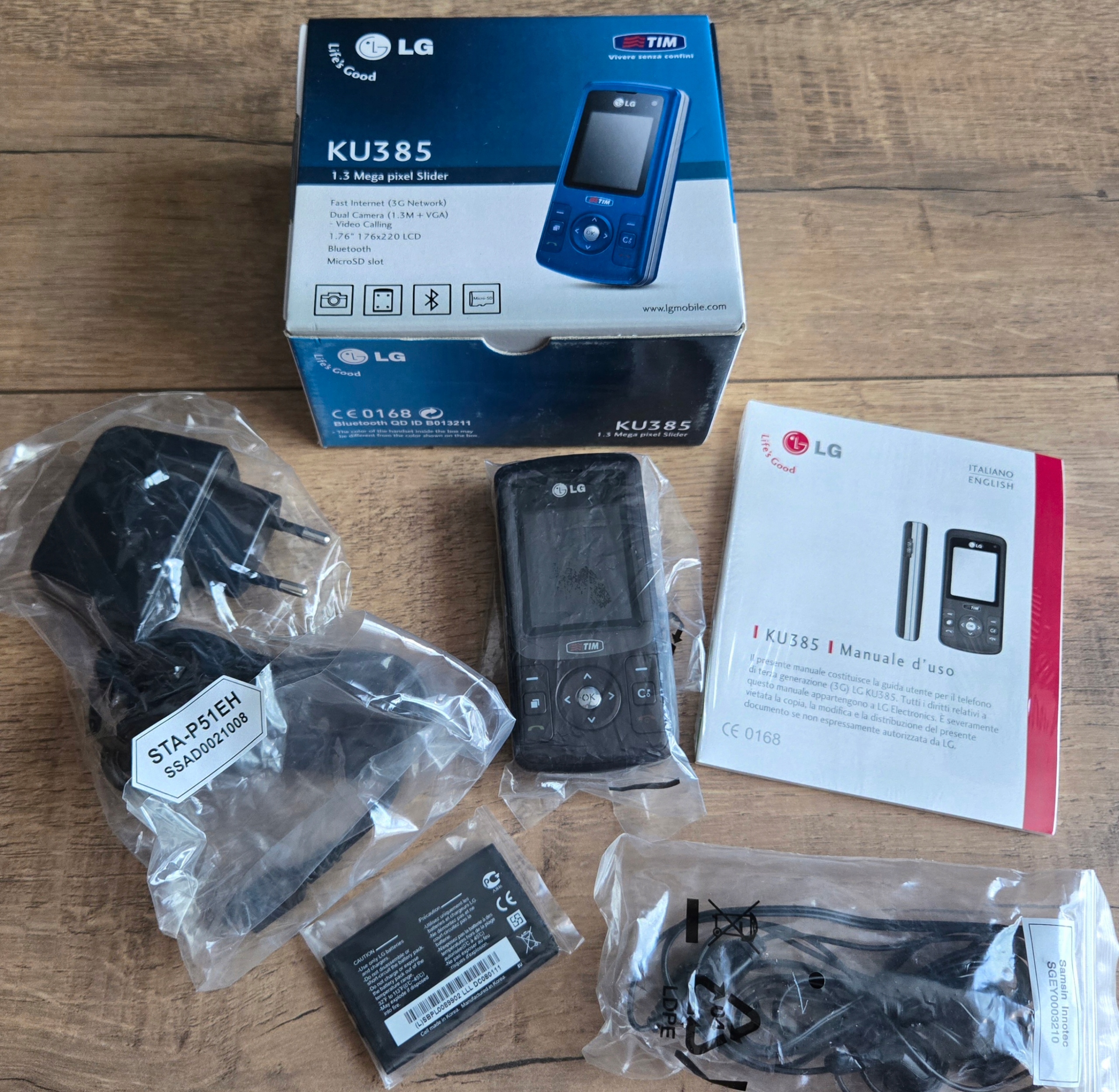 Lg KU385 Brown Komplet Nowy Folie Unikat Dla Kolekcjonera