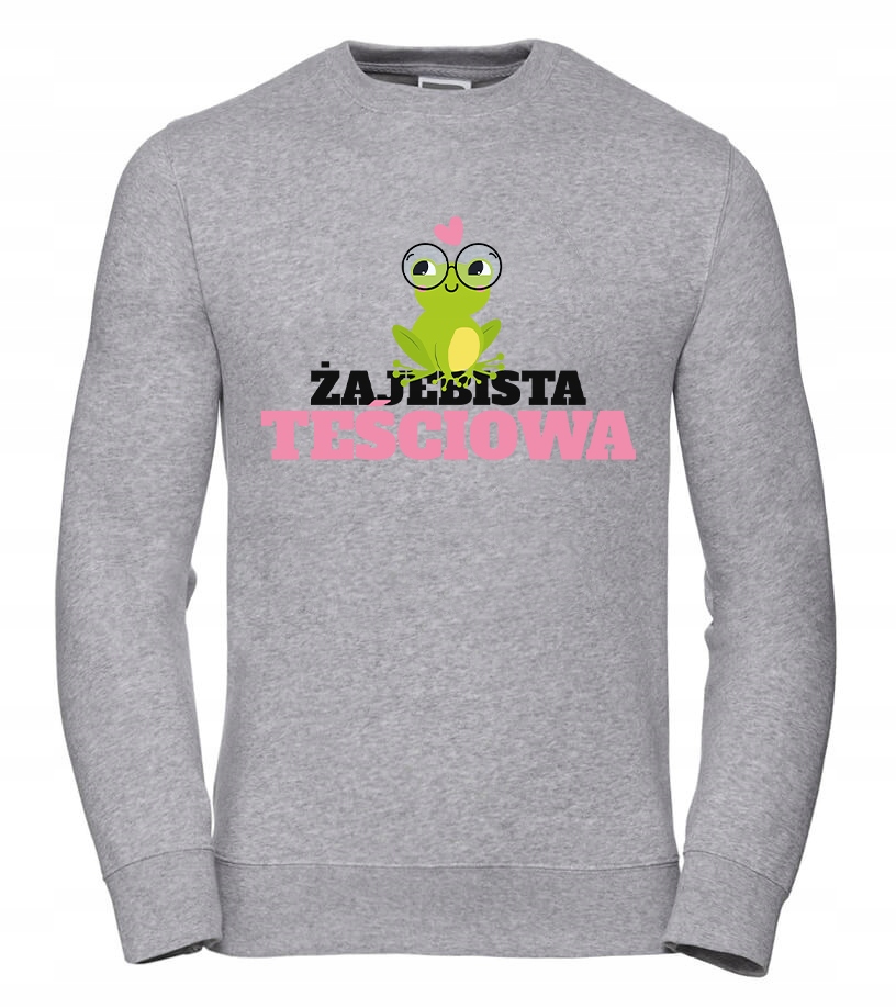 Dámská Mikina Froggie pro tchyni, velikost L, šedá