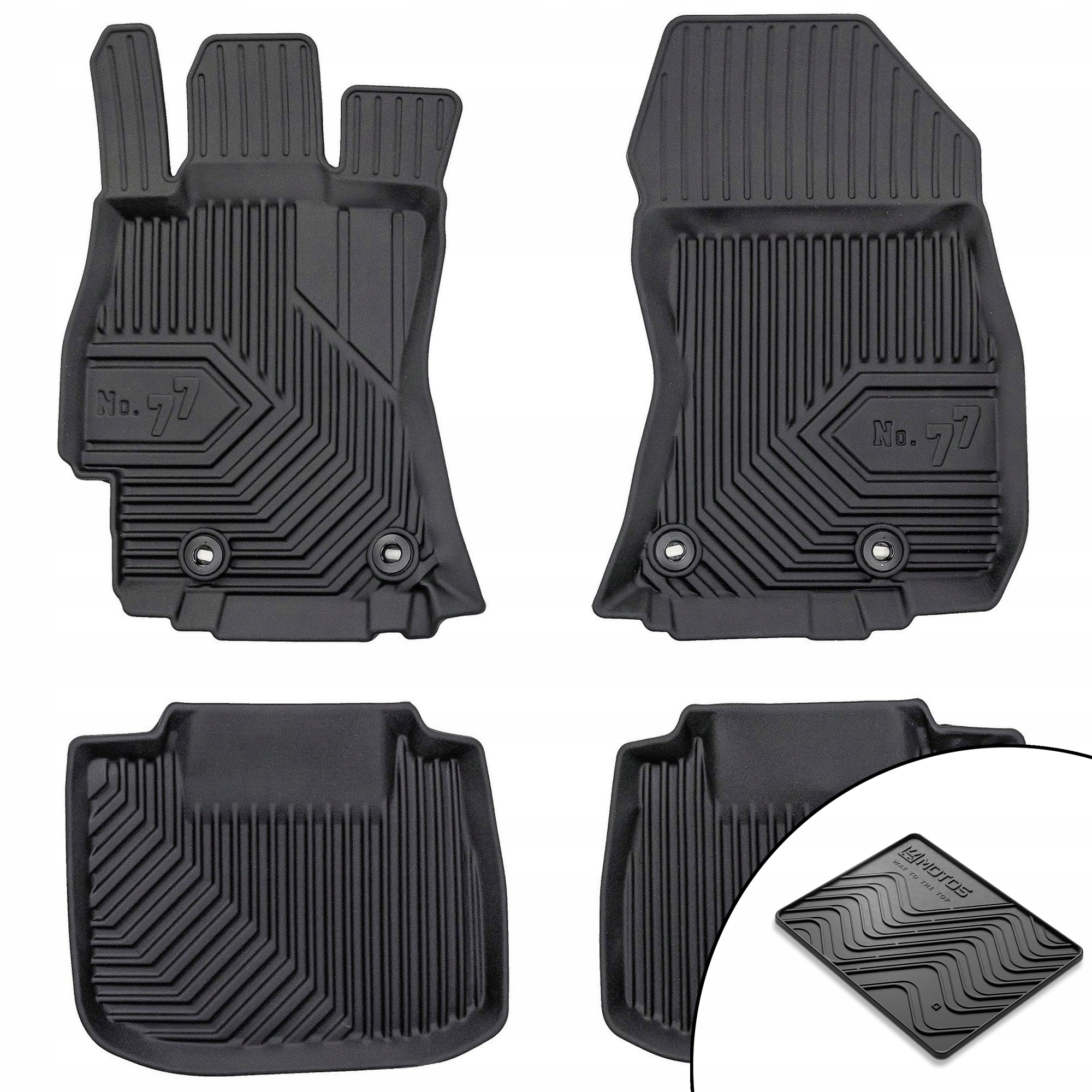 Dywaniki gumowe No.77 Subaru Outback V 2014-2019 Kombi mata