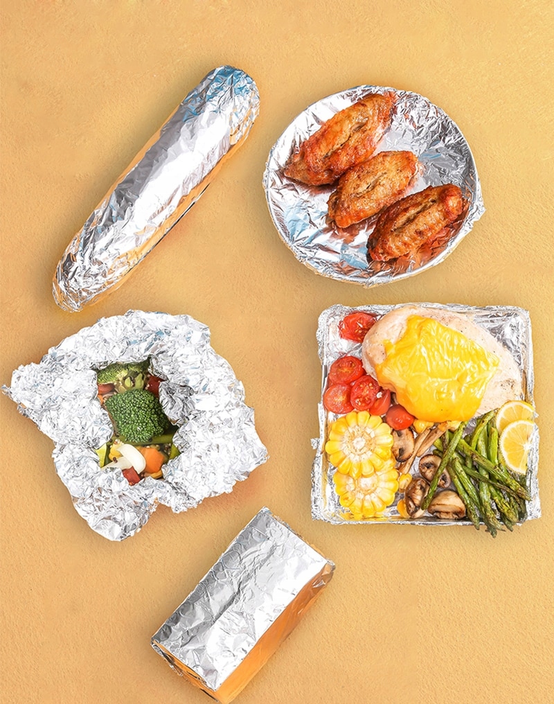 FOLIA ALUMINIOWA CATERINGOWA 29CM SPOŻYWCZA 0,8KG Długość 60 m