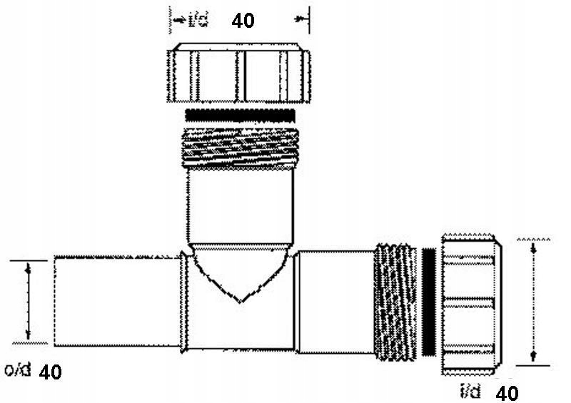 Syfon Brodzikowy Mcalpine 40F-WH 40 mm Rodzaj brodzikowy