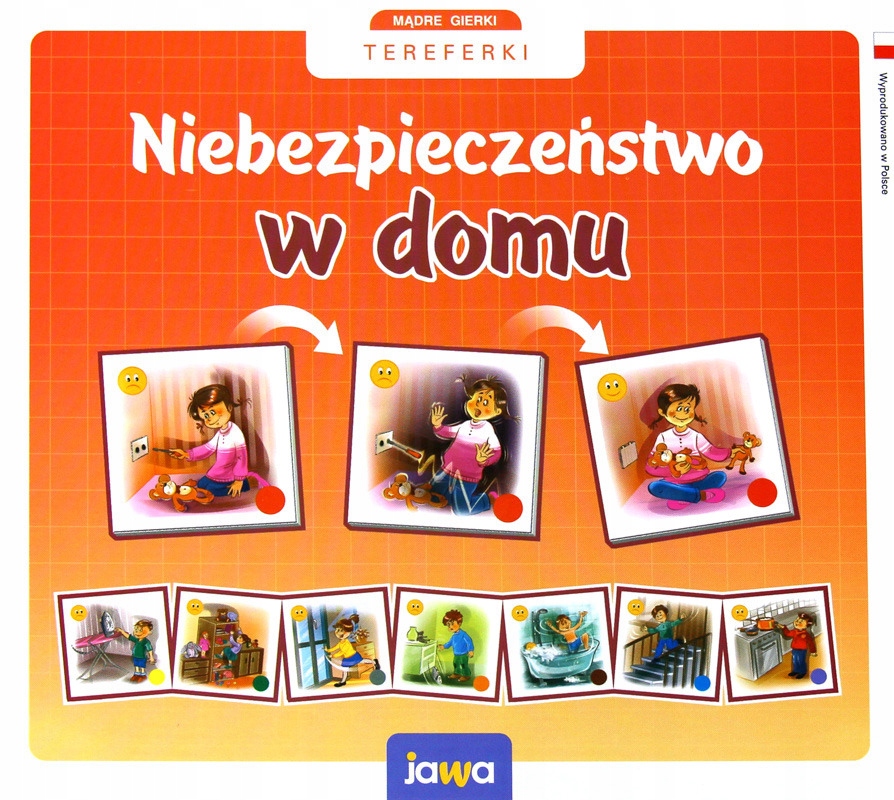 NIEBEZPIECZEŃSTWO W DOMU UKŁADANKA EDUKACYJNA JAWA Stan opakowania oryginalne