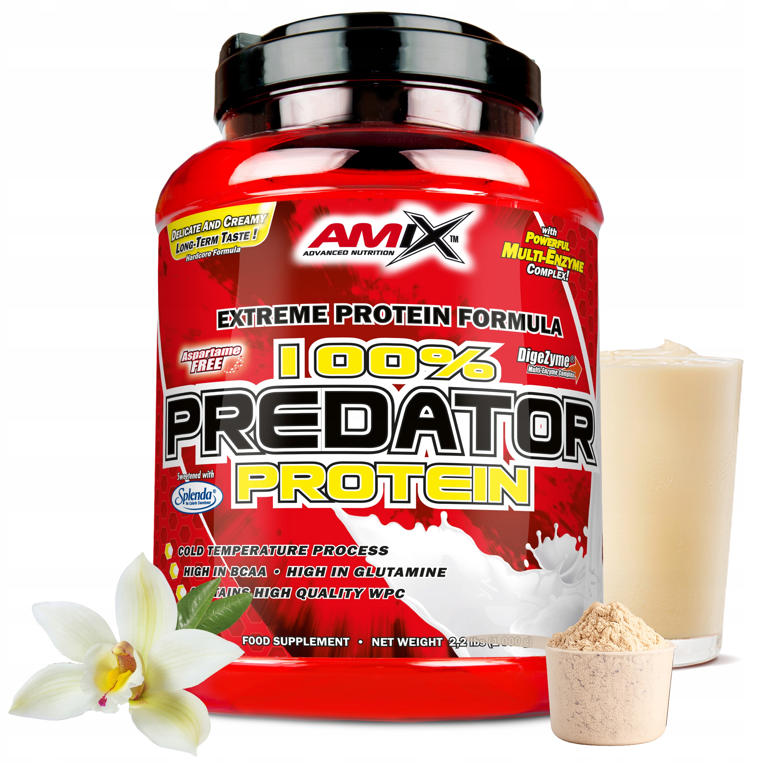 Hovězí protein Beef syrovátkový Whey doplněk stravy 1 kg Bcaa Eaa