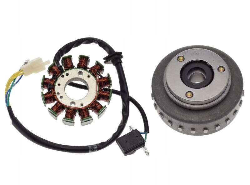 IS8M15542 - СТАТОР ИСКРА + МАГ КОЛЕСО. В ЮНАК 904 EURO4