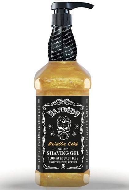 BANDIDO METTALIC GOLD Żel do golenia 1000ml