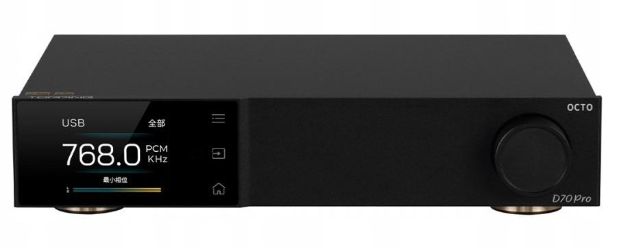 Topping D70 Pro Octo (Čierny) 8x CS43198 Bluetooth 5.1 DSD512