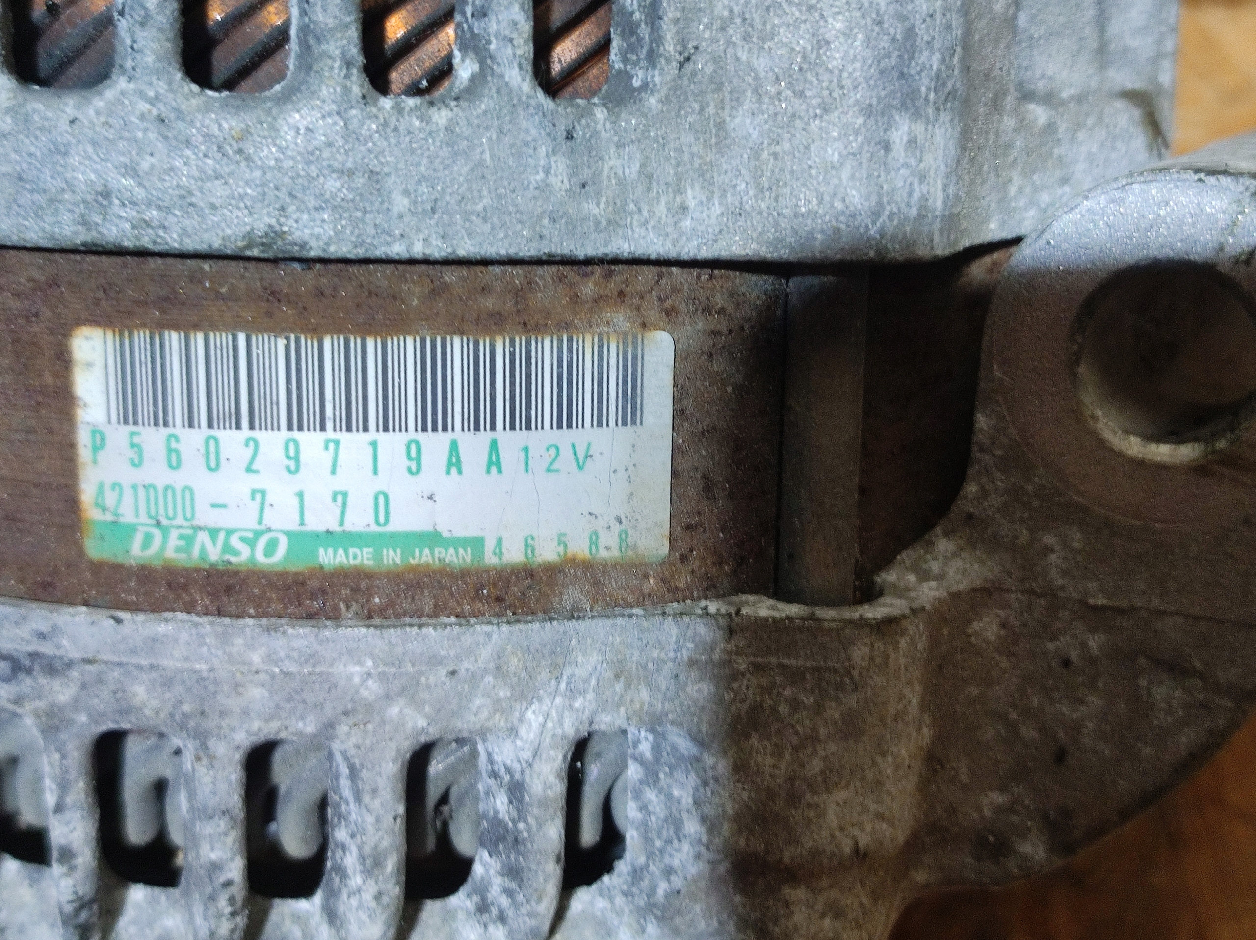 DODGE CHALLENGER 2015- 5.7 ALTERNATOR P56029719AA Producent części Dodge OE