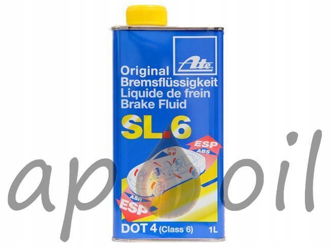 ATE SL6 DOT4 1L DSC ESP PŁYN HAMULCOWY Producent ATE