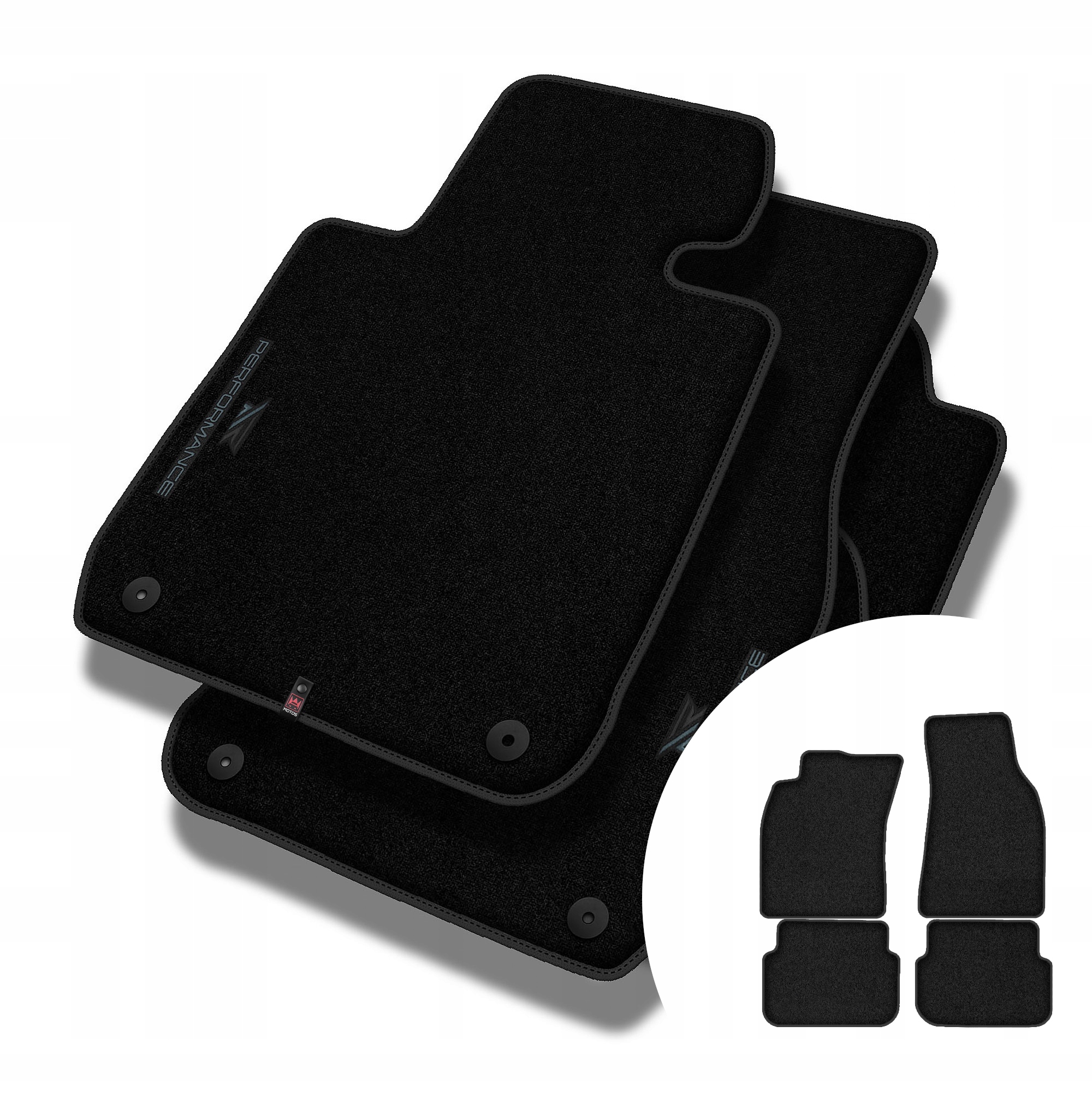 Velúrové koberčeky Performance Premium pre Audi A6 C6 2004-2011