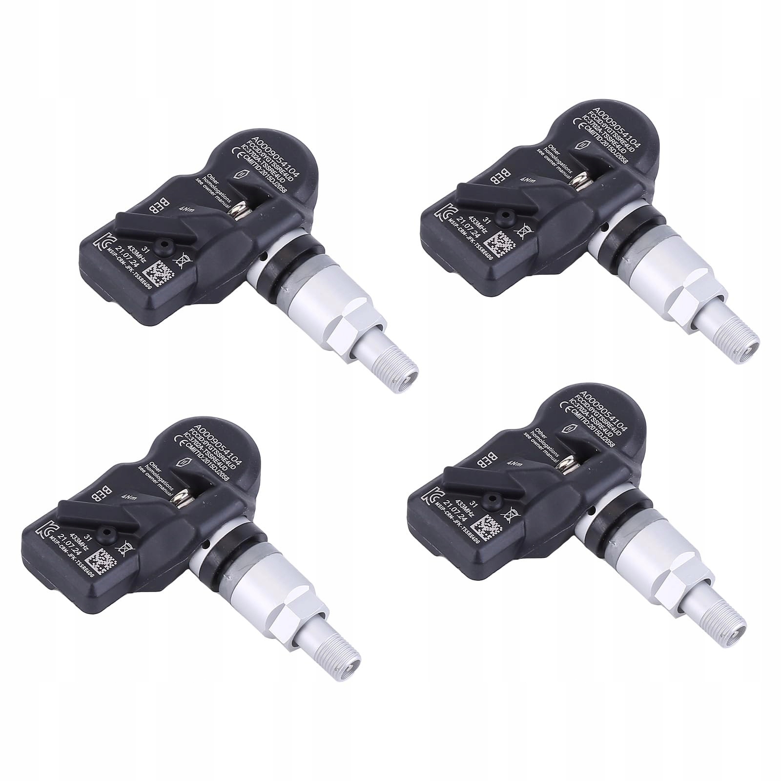 4x Tlakový Senzor pro Mercedes W213 W177 W167 Rdks A0009054104