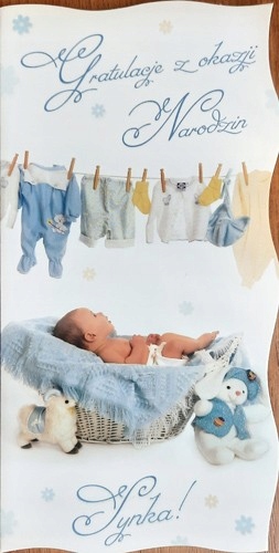 

Kartka Gratulacje z okazji narodzin syna DCN12