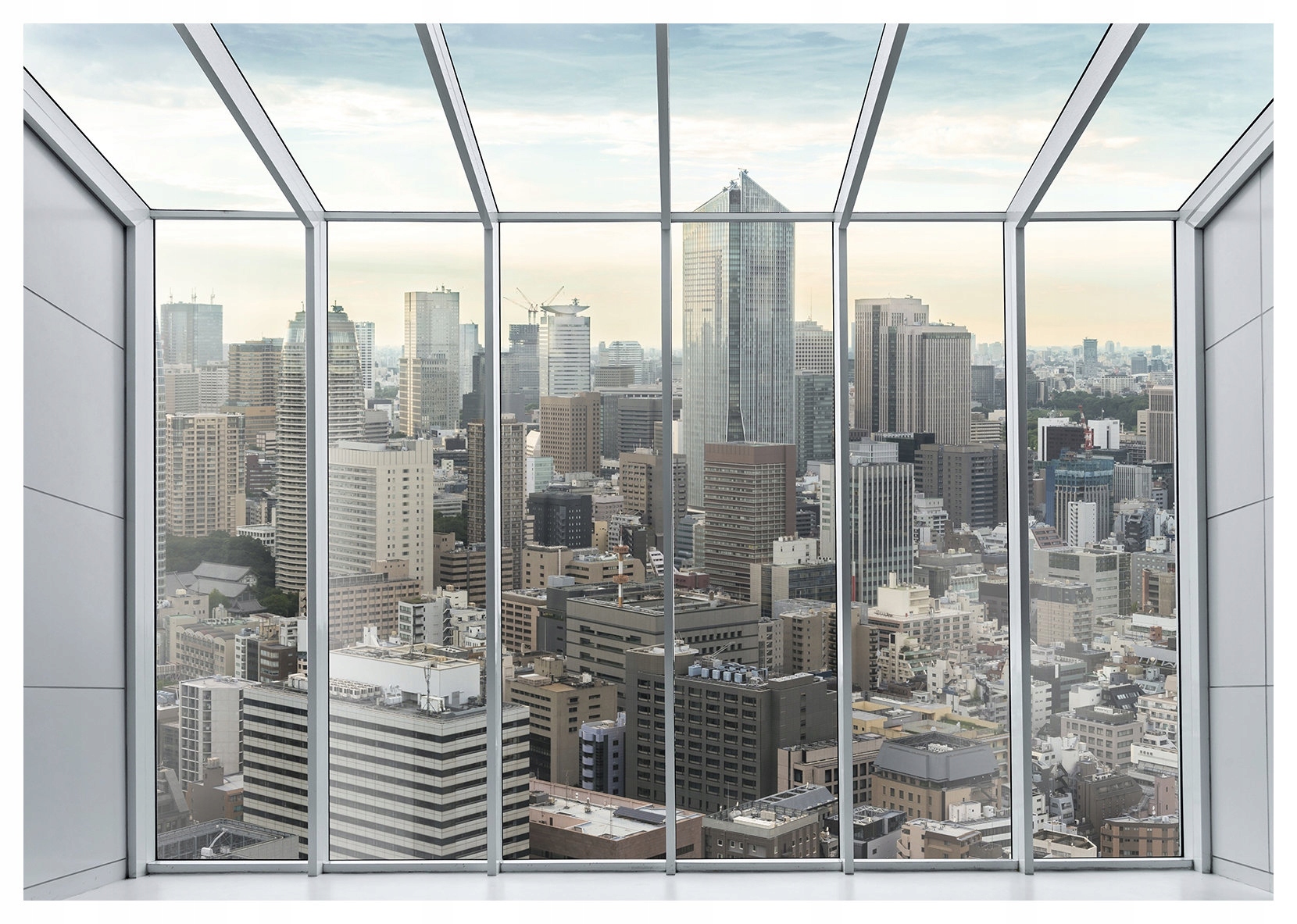 Fototapeta Město moderní mrakodrapy vinylová 254x184 lepidlo