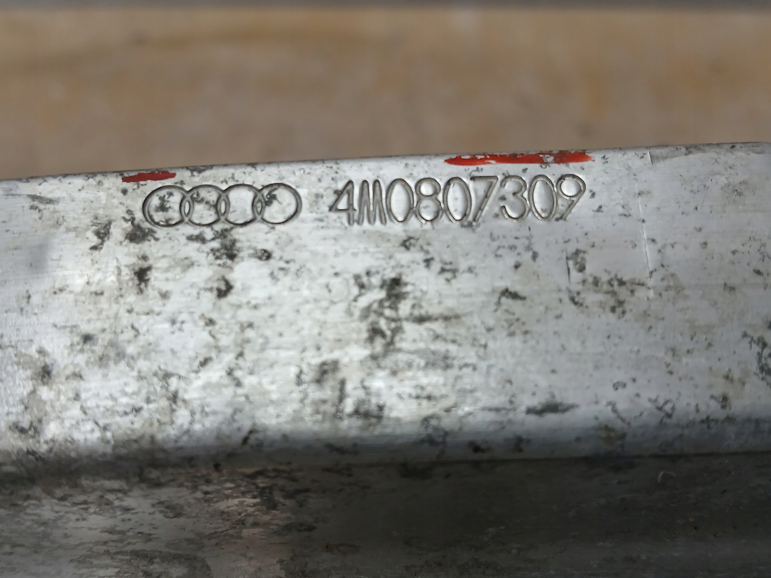 bumper support rear part AUDI Q7 4M0 4M0807309