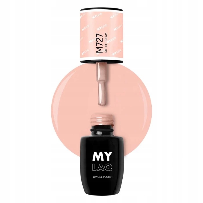 

Różowy Lakier Hybrydowy Mylaq My Ice Cream 5 ml
