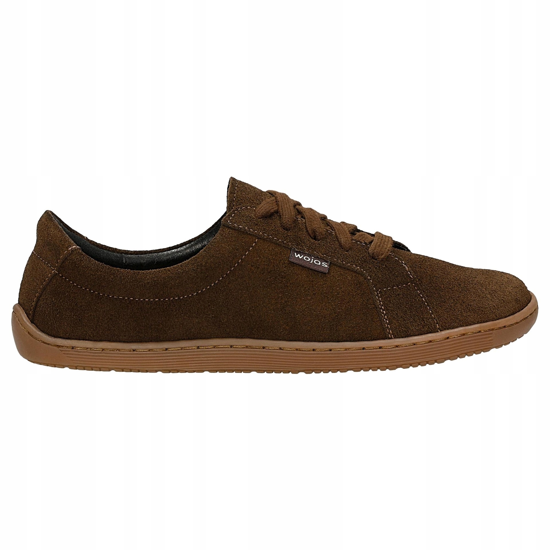 Tmavě hnědé čokoládové dámské tenisky na ploché podrážce, velikost vel.