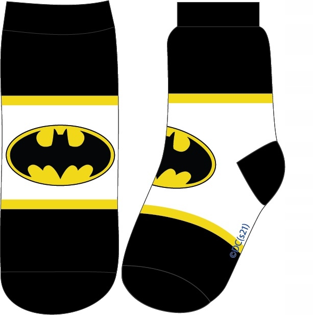 

Skarpetki Batman 23/26 białe/czarne
