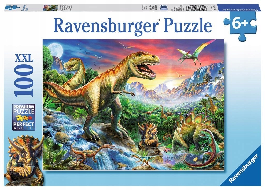 

Ravensburger, Puzzle XXL 100: Epoka Dinozaurów (10