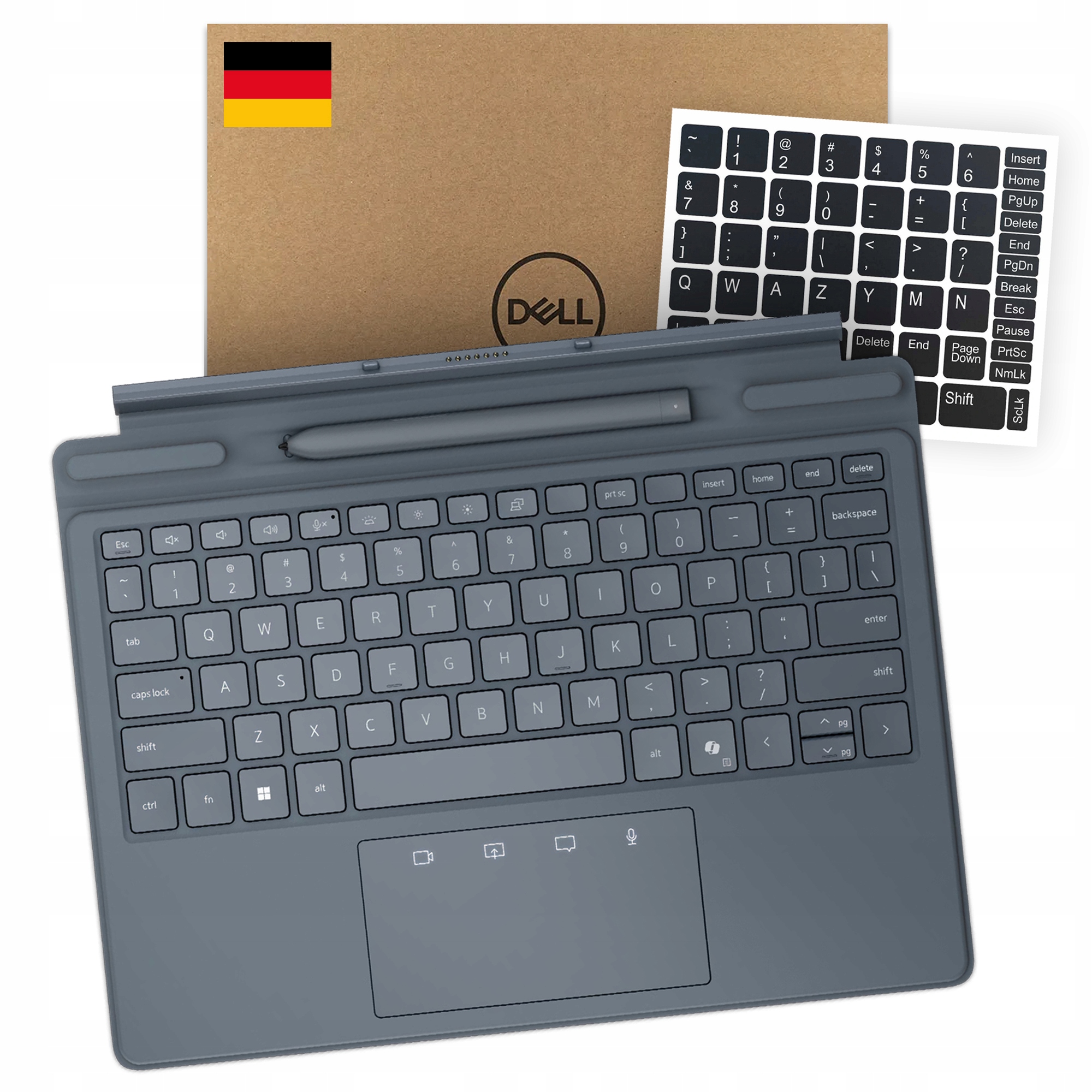 Klávesnice Dell K21M pro Dell Latitude 7350 Detachable Led Qwertz De