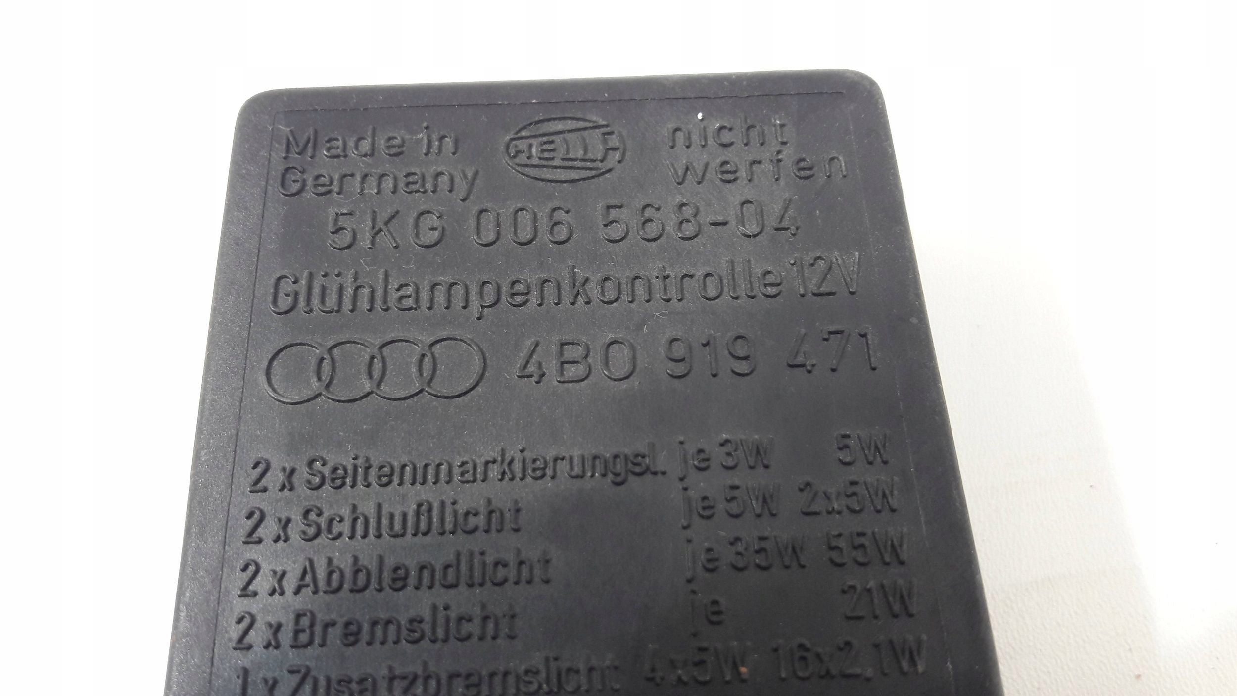 Audi A4 S4 B7 8E 8H Relè 4B0919471