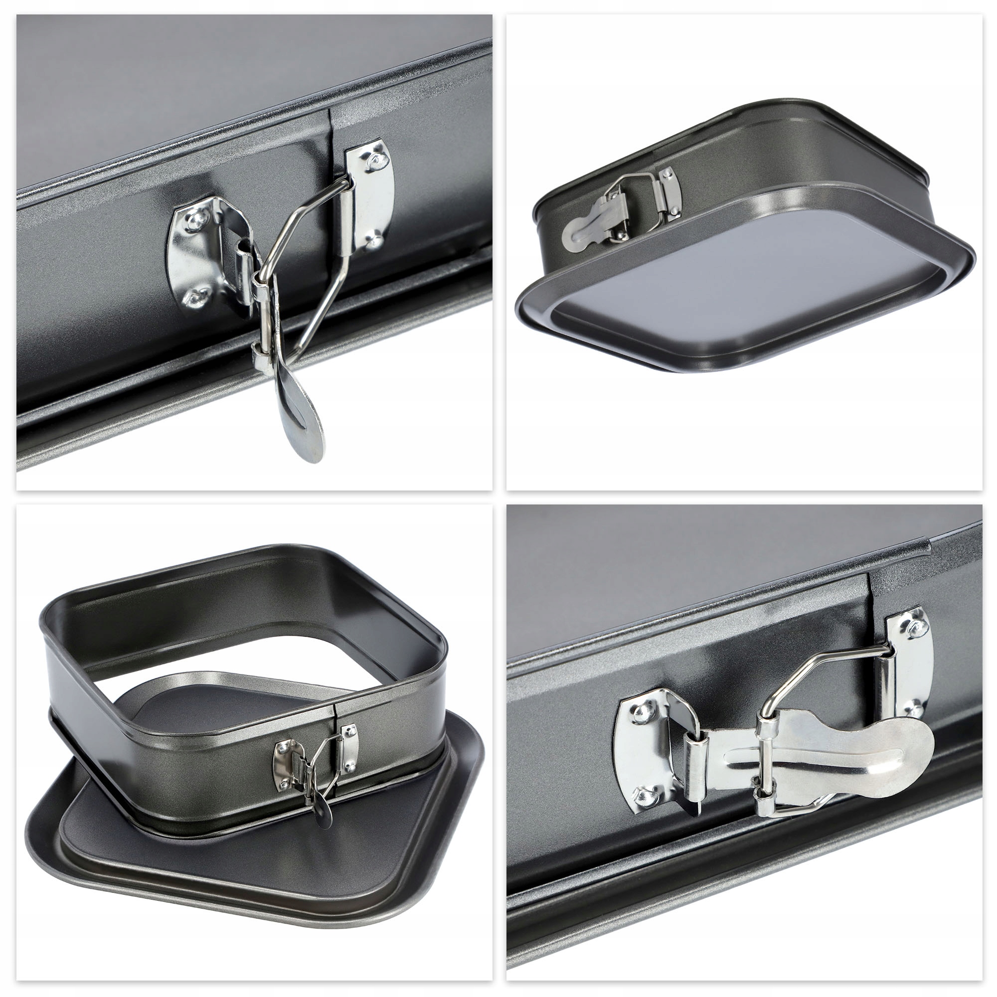 TORTOWNICA NIEPRZYWIERALNA KWADRATOWA 24x24 cm Długość 24 cm