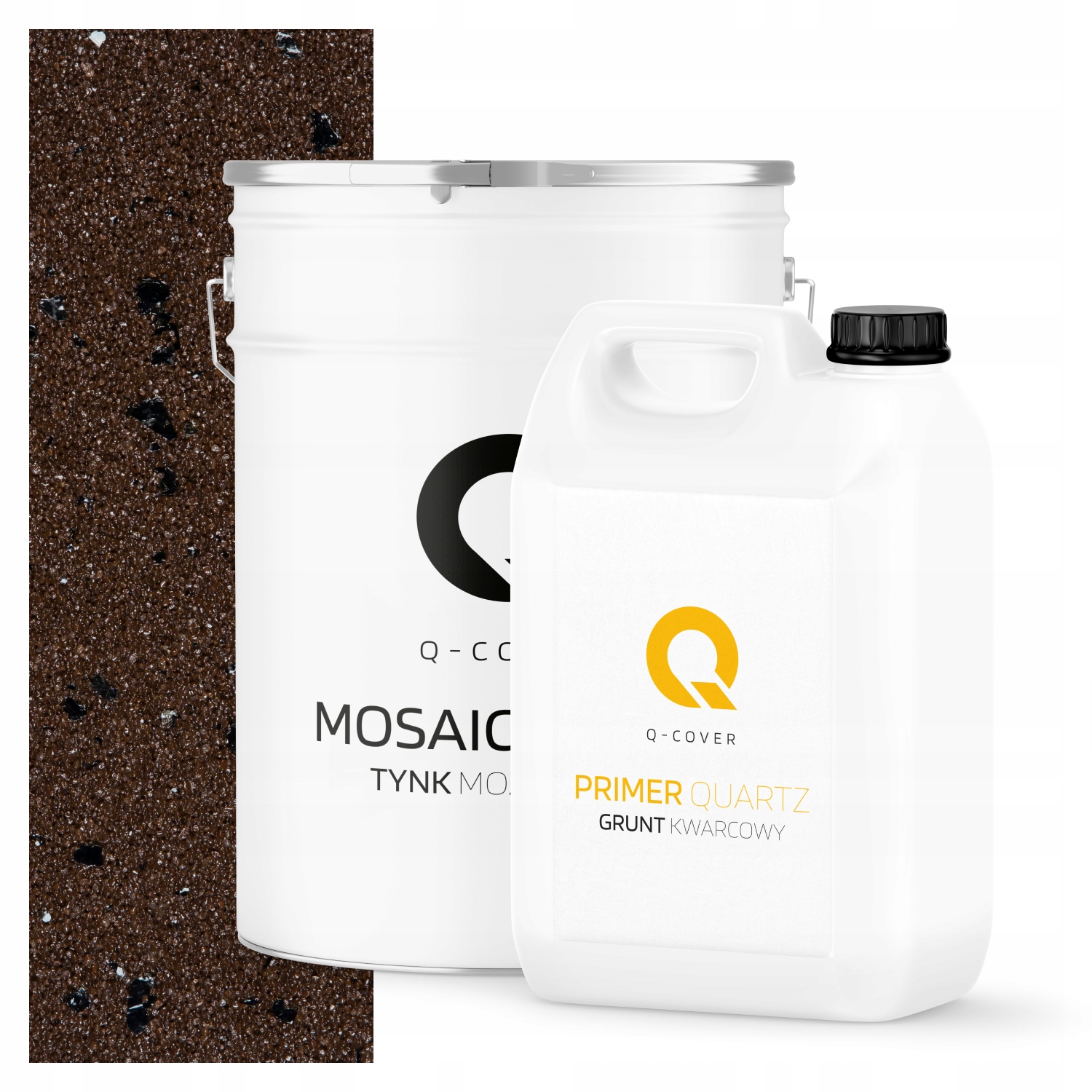 Mozaiková Omítka Hnědá Tmavá S Černou Mikou M96 Pryskyřicová 25 Kg Půda 6.6 m2