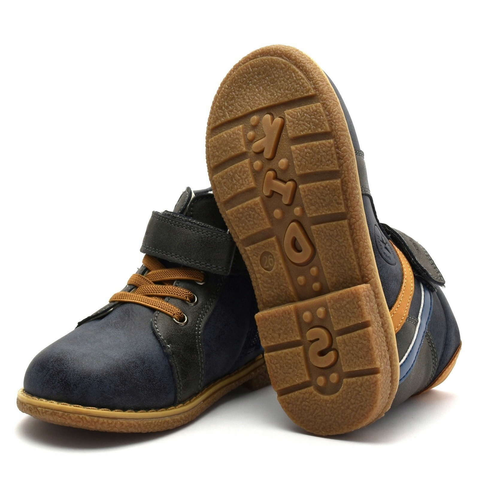 Trzewiki dla dzieci Wojtyłko 21008 Granatowe r.23 Płeć chłopcy