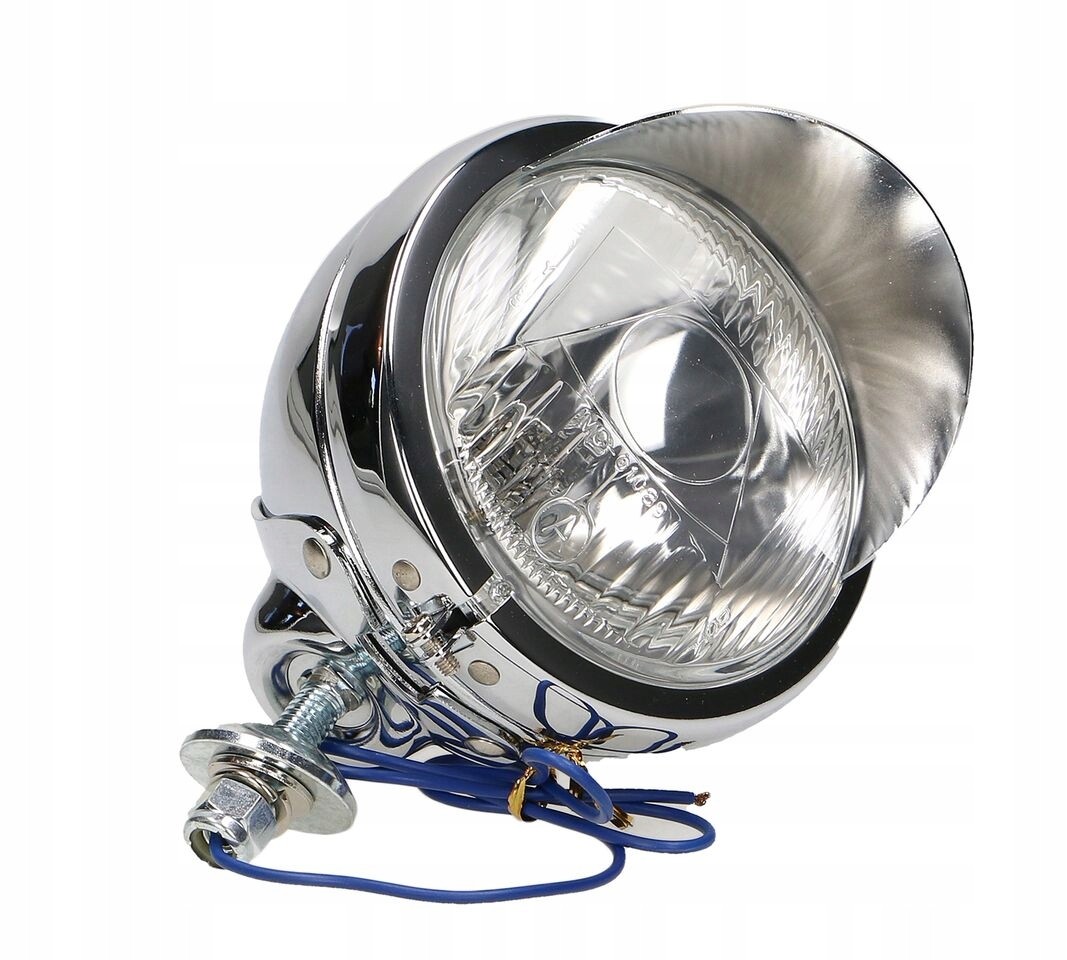 

Lampa Lightbar Chromowana 4,5 Cala Z Daszkiem