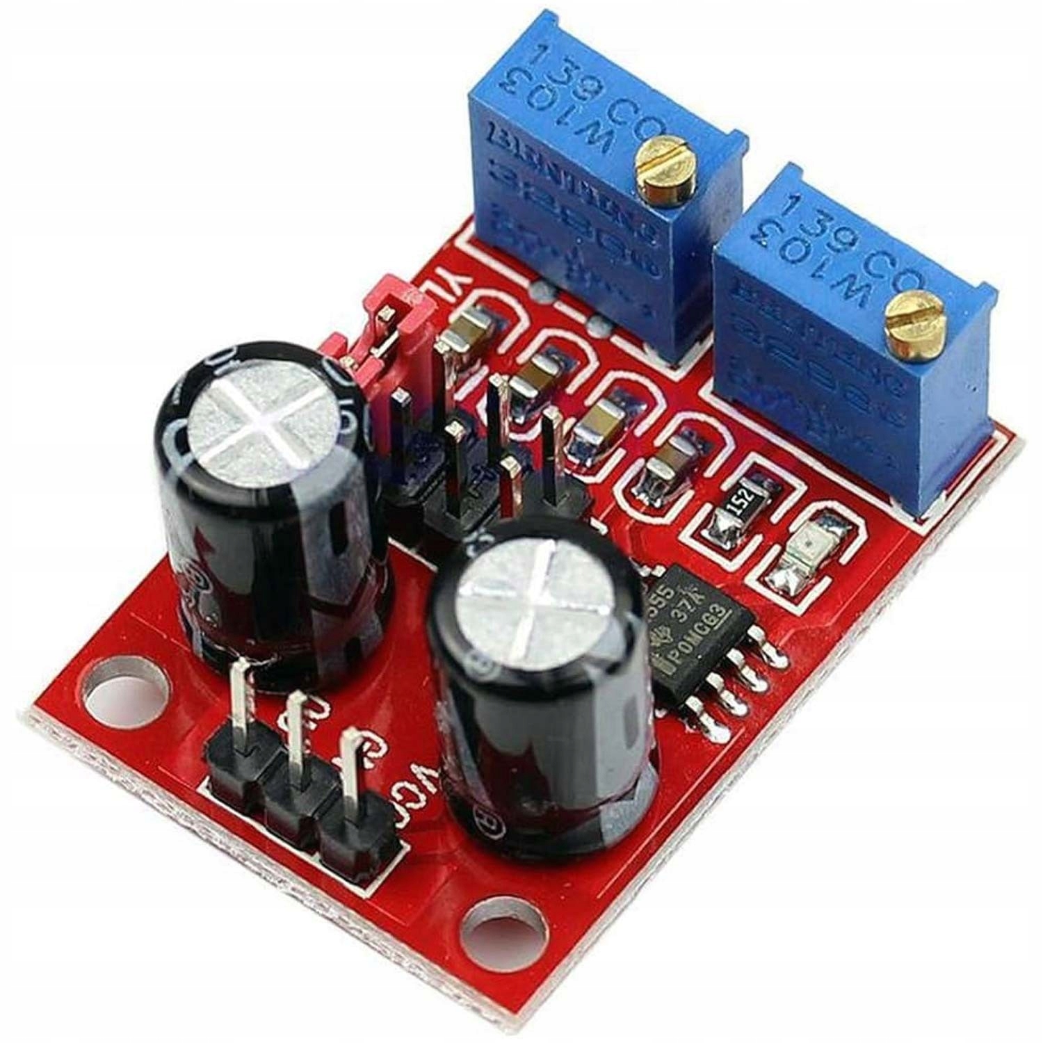 Generator fali prostokątnej NE555 1Hz - 200kHz