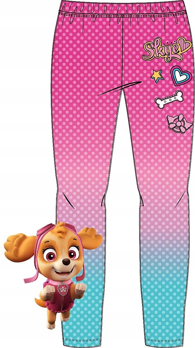 

leginsy legginsy bajkowe Skye getry Psi Patrol 92