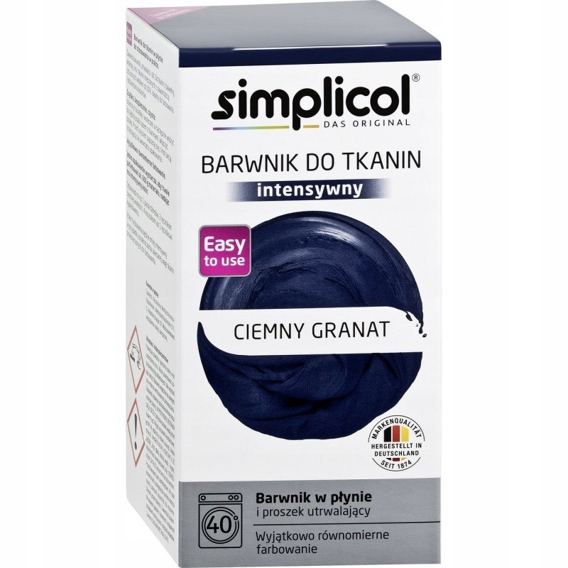 

Simplicol, Intensywny barwnik do tkanin, ciemny gr