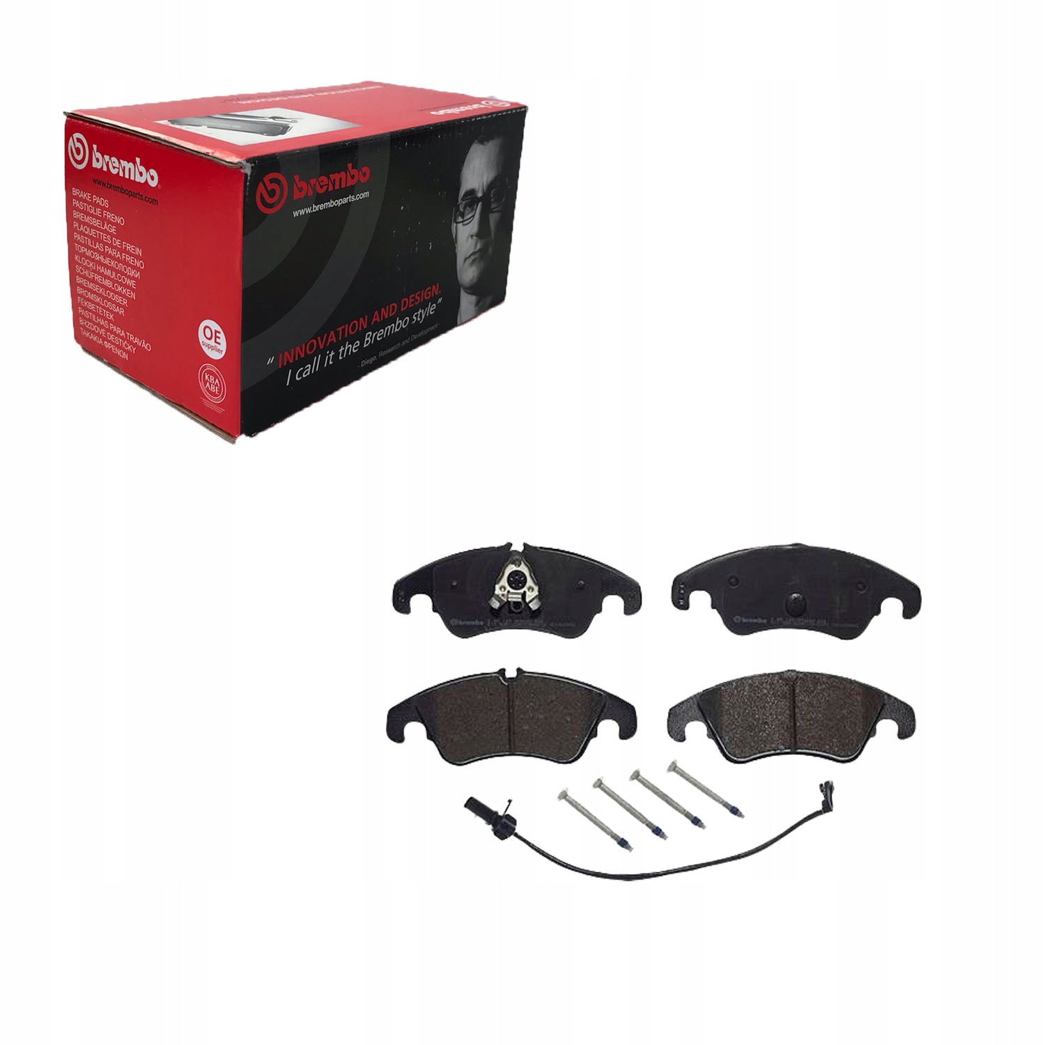 85 145 - ГАЛЬМІВНІ КОЛОДКИ BREMBO. AUDI A6 11-Передня