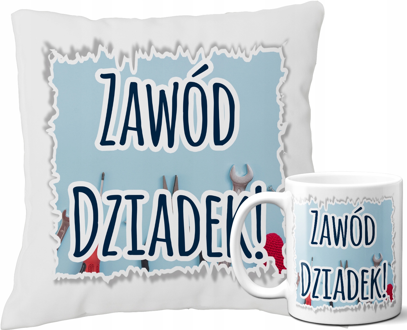 

Poduszka + Kubek - Prezent Dzień Babci Dziadka
