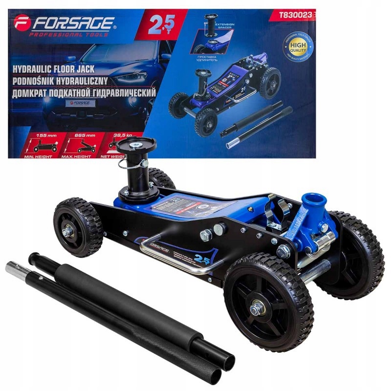 PODNOŚNIK SAMOCHODOWY HYDRAULICZNY ŻABA LEWAREK ŻABA 2,5Tdwutłokowy